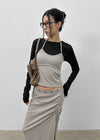 Lucky Set - Halter Neckline, Long Skirt