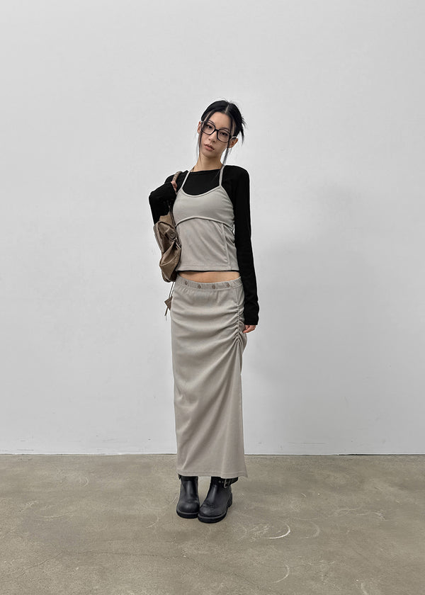 Lucky Set - Halter Neckline, Long Skirt