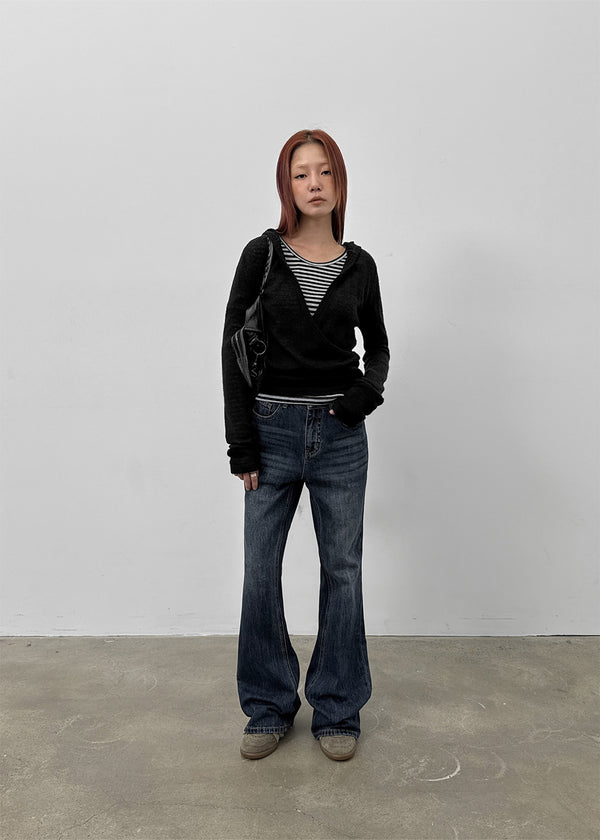 Feldu Wide Bootcut Denim Pants