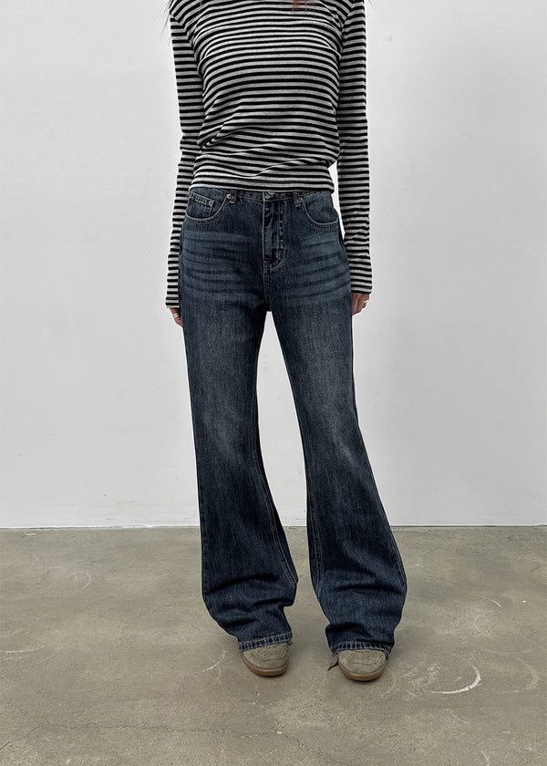Feldu Wide Bootcut Denim Pants