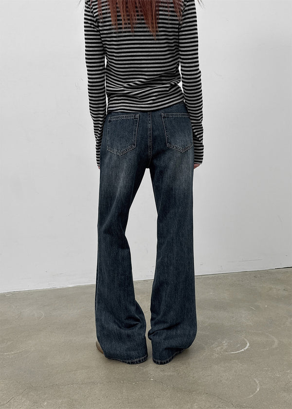 Feldu Wide Bootcut Denim Pants