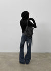 Feldu Wide Bootcut Denim Pants