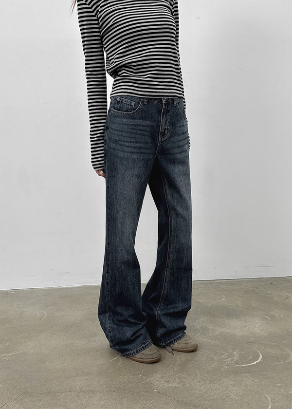 Feldu Wide Bootcut Denim Pants