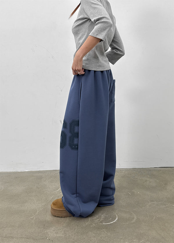 Poeli Number Wide Banding Pants