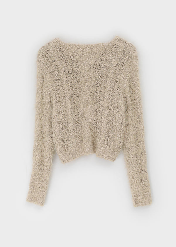Cardin Hairy Crop Knit