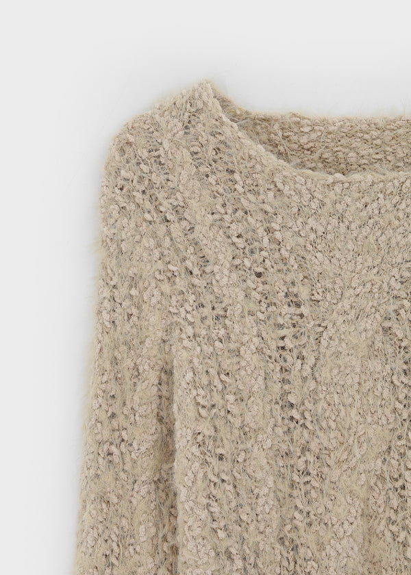 Cardin Hairy Crop Knit