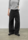 Clone Stripe Wide Cotton Pants