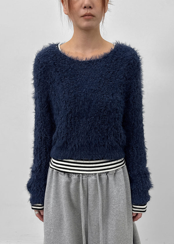 Cardin Hairy Crop Knit