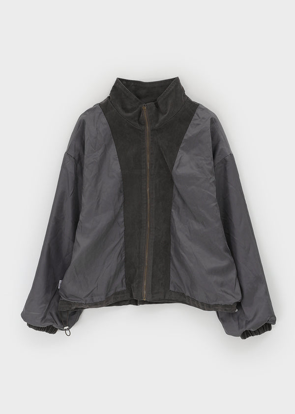 Warmdienne High-neck Suede Jumper