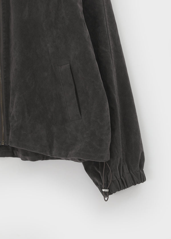 Warmdienne High-neck Suede Jumper