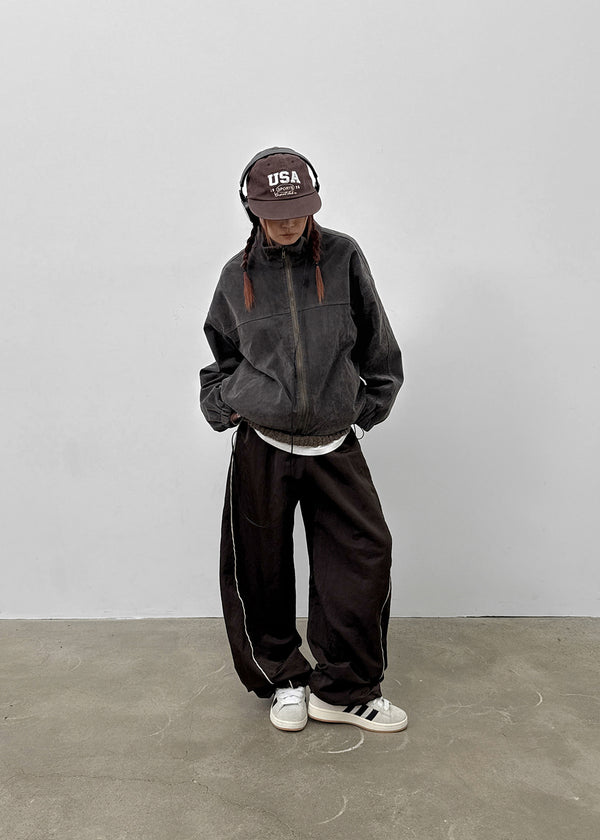 Hatico Nylon Line Banding Pants