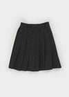 Karum Pleated Wool Midi Skirt (belt Set)