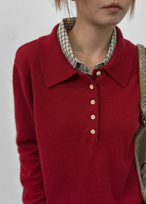 Kinte Daily Wool Collar Knitwear