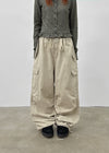 Warp Cotton Cargo Banding Pants