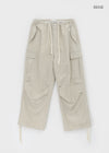 Warp Cotton Cargo Banding Pants