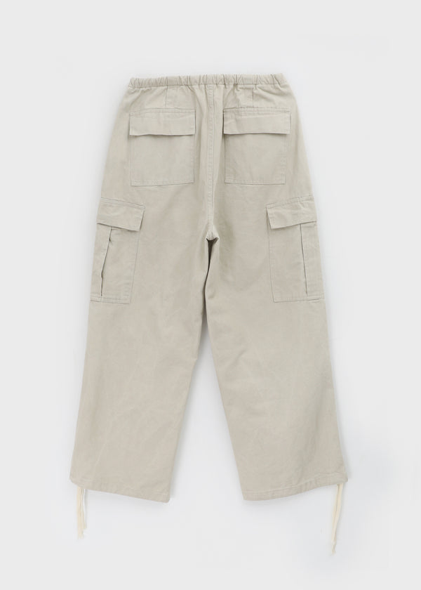 Warp Cotton Cargo Banding Pants