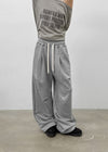 One-to-Rivet Wide Banding Pants