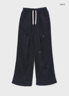 One-to-Rivet Wide Banding Pants