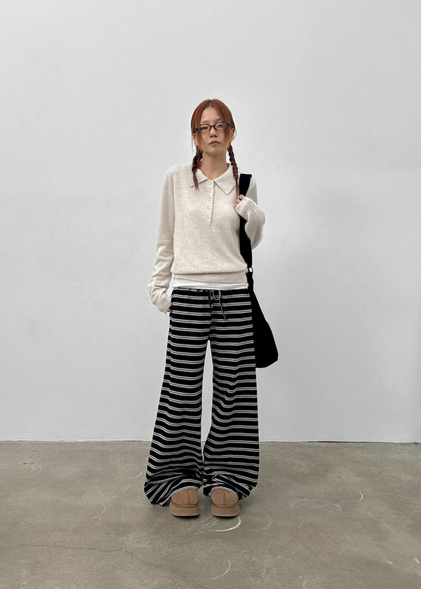 Kinte Daily Wool Collar Knitwear