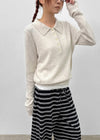 Kinte Daily Wool Collar Knitwear