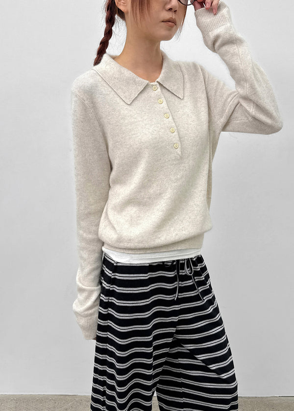 Kinte Daily Wool Collar Knitwear