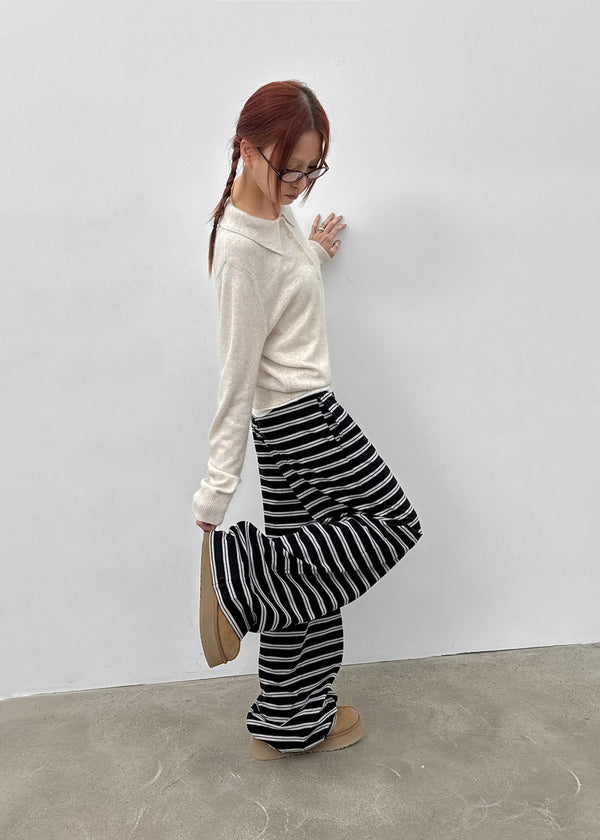 Kinte Daily Wool Collar Knitwear