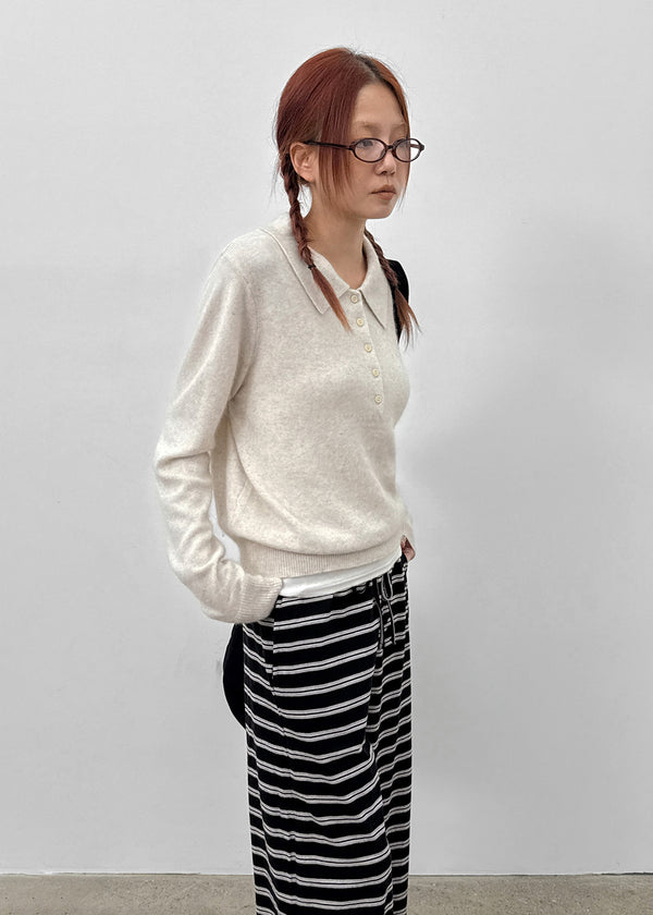 Kinte Daily Wool Collar Knitwear