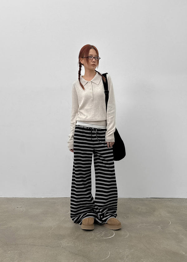 Kinte Daily Wool Collar Knitwear