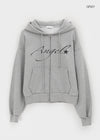 Rotaf Two-way Lettering Hooded Zip-up