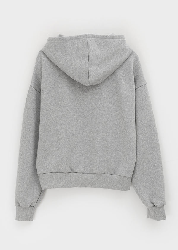 Rotaf Two-way Lettering Hooded Zip-up