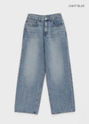 Juliet Semi-washed Wide Denim Pants