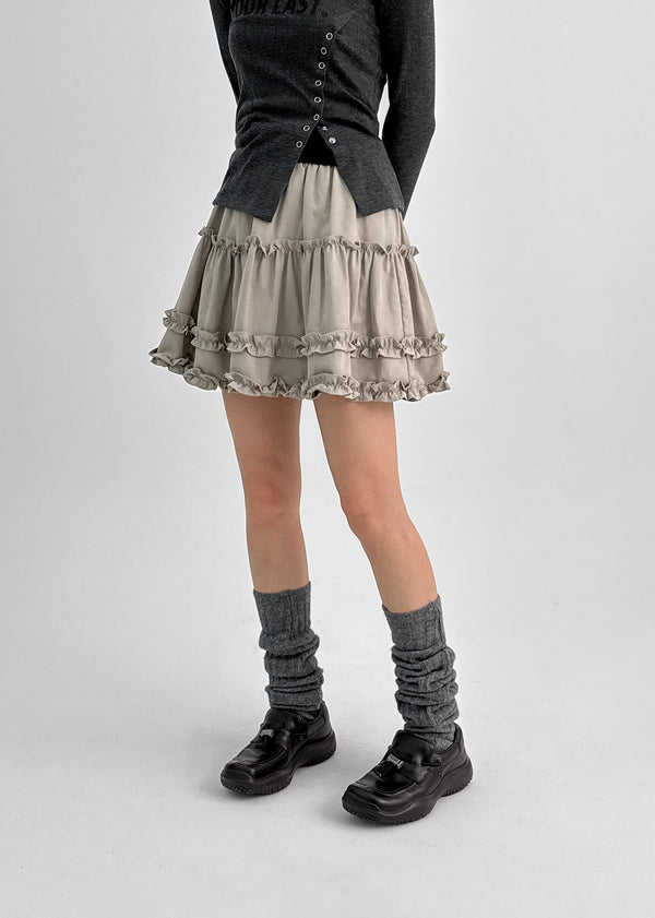 Harming Cancan Banding Mini Skirt