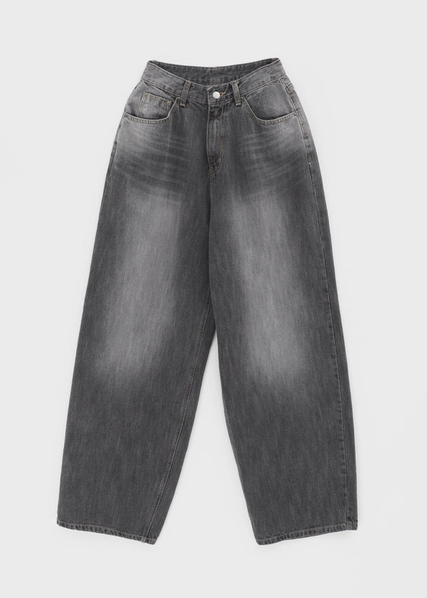 Nez Washed Wide Denim Pants