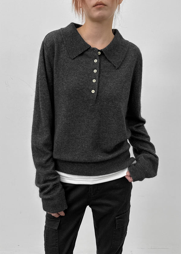 Kinte Daily Wool Collar Knitwear