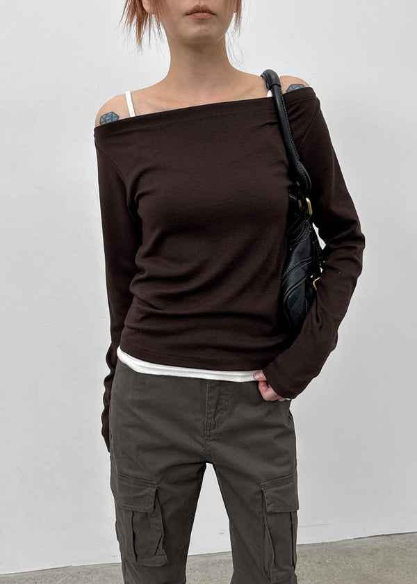 Kiryan Boat Neck Long Sleeve T-shirt