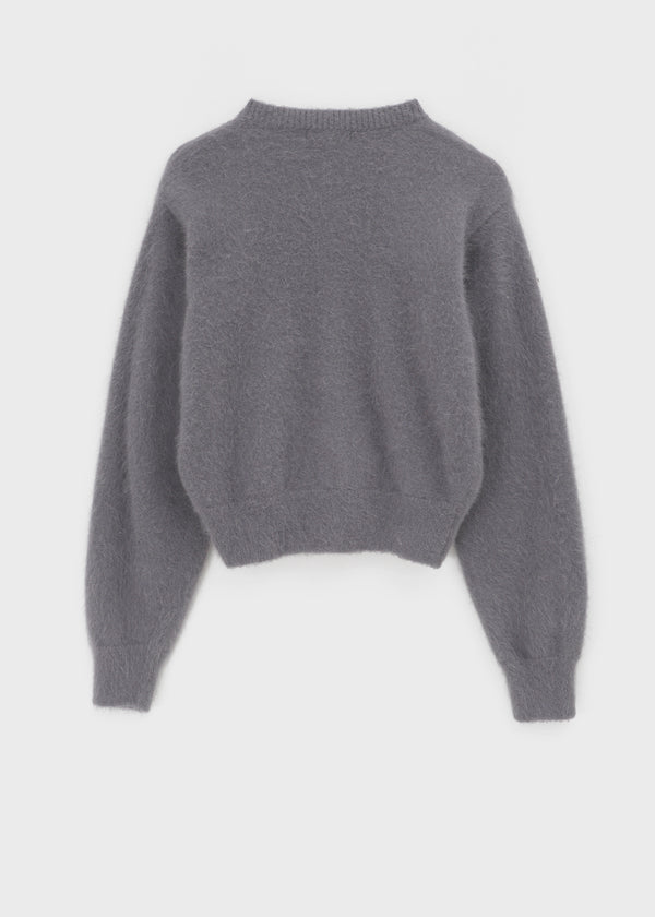 Fran Knit Round Cardigan (80% Angora)