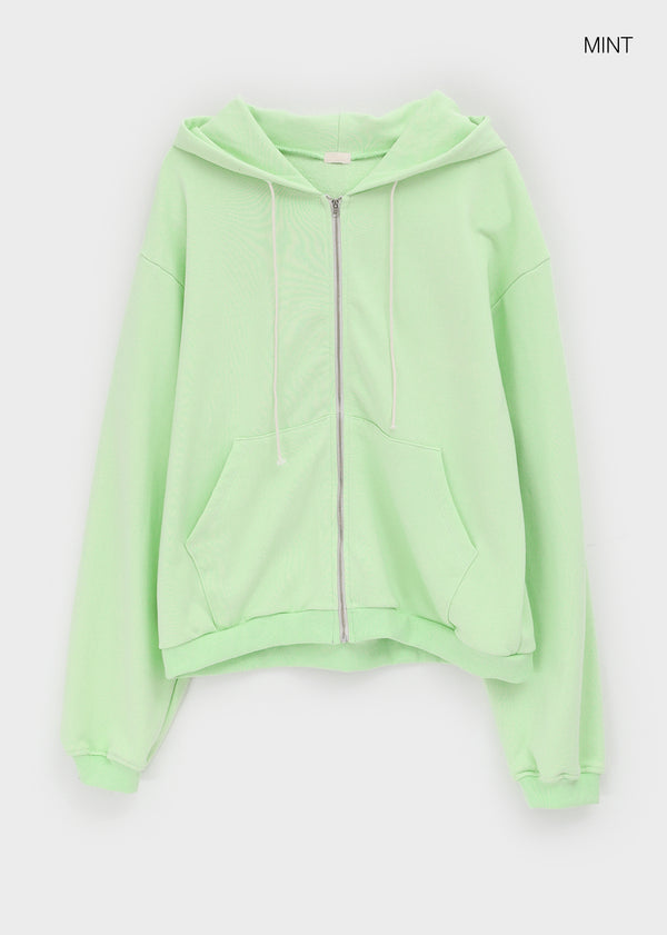 Chariot Overfit Hooded Zip-up