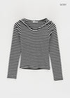 Zelm Striped Knit Hoodie