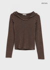 Zelm Striped Knit Hoodie