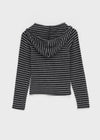 Zelm Striped Knit Hoodie