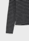 Zelm Striped Knit Hoodie