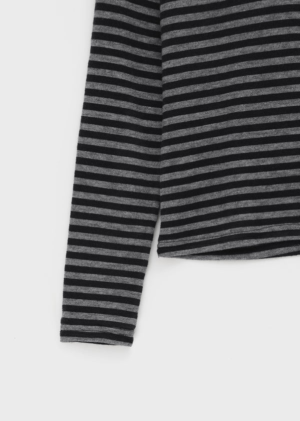 Zelm Striped Knit Hoodie