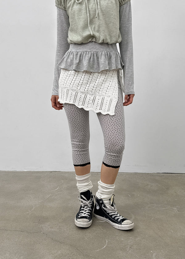 Nanang Lace Capri Leggings