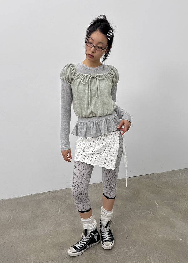 Nanang Lace Capri Leggings