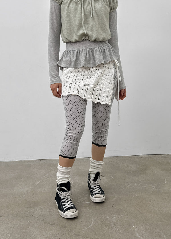 Nanang Lace Capri Leggings