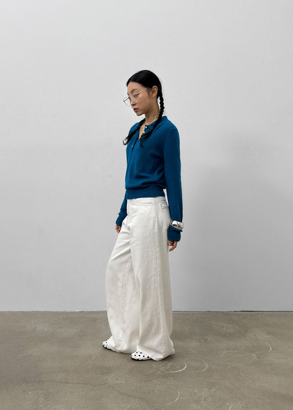 Kinte Daily Wool Collar Knitwear