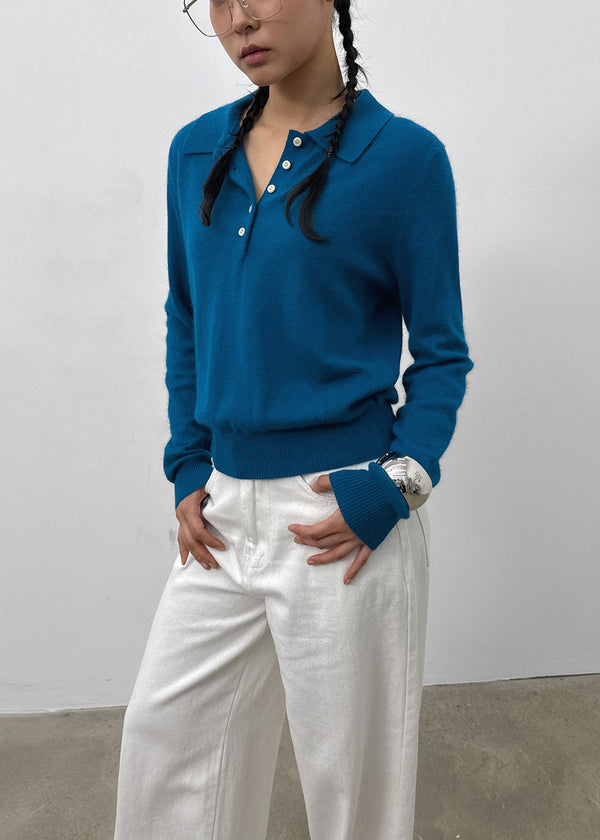 Kinte Daily Wool Collar Knitwear