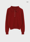 Kinte Daily Wool Collar Knitwear