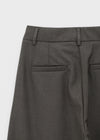 Paeli Set - Pleated Wrap Skirt, Pin-tuck Slacks