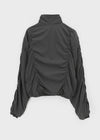 Hats High Neck Shirring Windbreaker Jumper